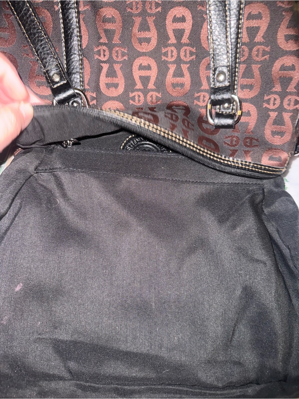 Etienne Aigner Brown Logo Satchel - Picture 11 of 17